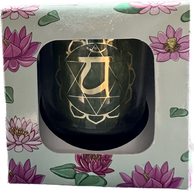 Bougie Votive 4°chakra aux huiles essentielles. Bougie Votive 4°chakra aux huiles essentielles. "Rechargeable"