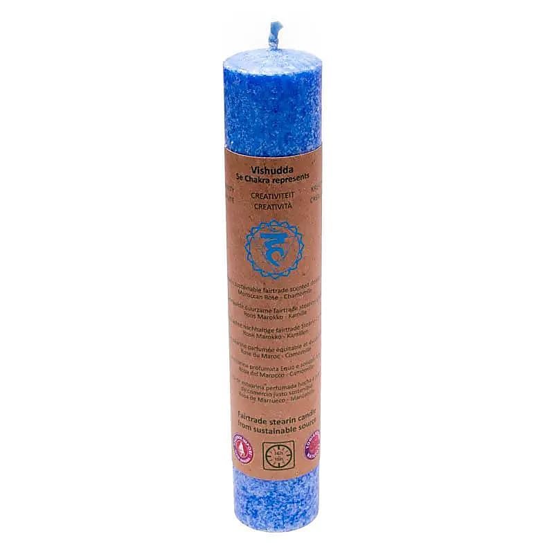 Bougie 5°chakra aux huiles essentielles. Bougie 5°chakra aux huiles essentielles.