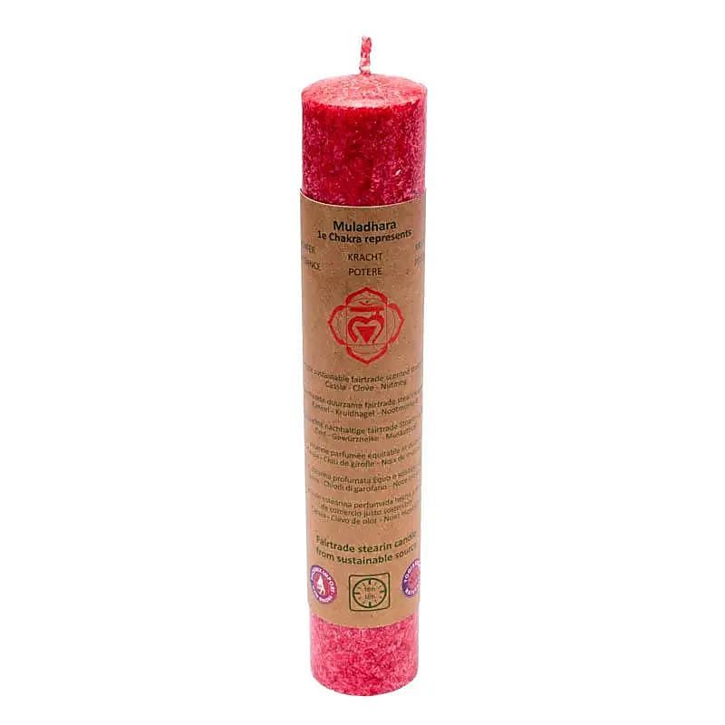 Bougie 1°chakra aux huiles essentielles Bougie 1°chakra aux huiles essentielles