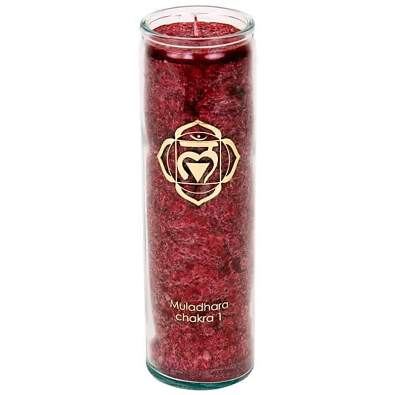 Bougie 1°chakra aux huiles essentielles Bougie 1°chakra aux huiles essentielles