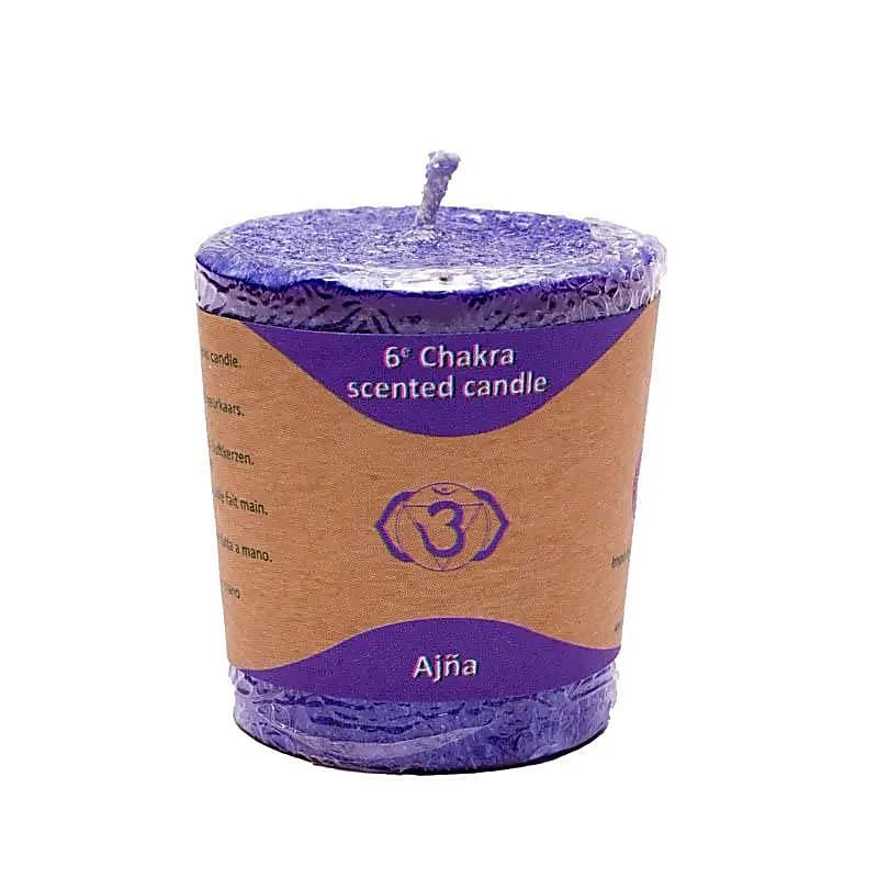 Recharge bougie Votive 6° chakra aux huiles essentielles Recharge bougie Votive 6° chakra aux huiles essentielles