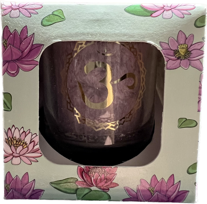Bougie Votive 7°chakra aux huiles essentielles. «Rechargeable» Bougie Votive 7°chakra aux huiles essentielles. «Rechargeable»