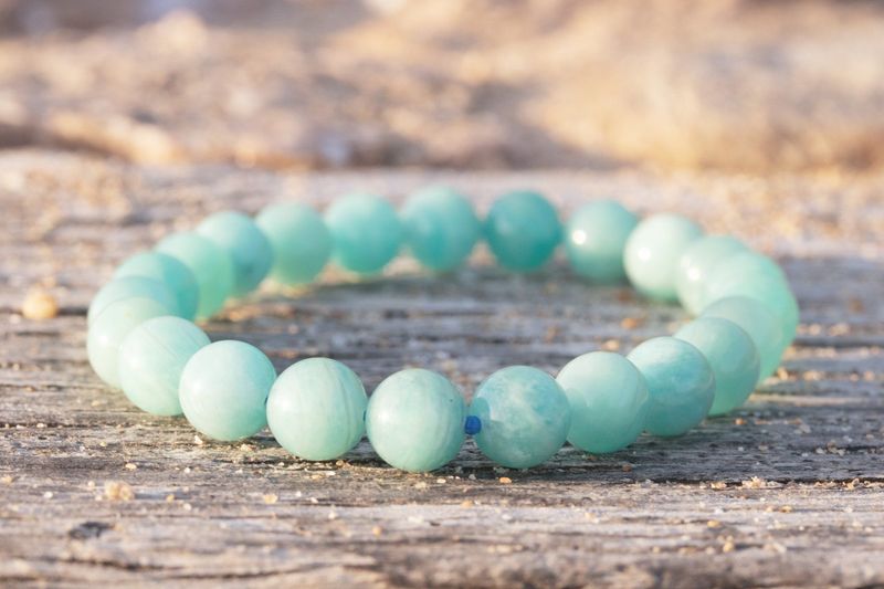 Bracelet Amazonite Pérou AAA Bracelet Amazonite Pérou AAA