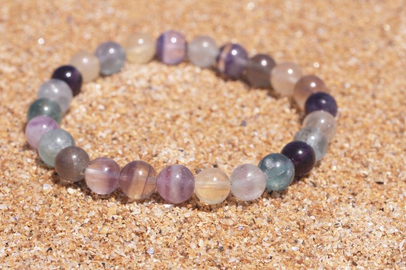 Bracelet en fluorine multicolore Bracelet en fluorine multicolore