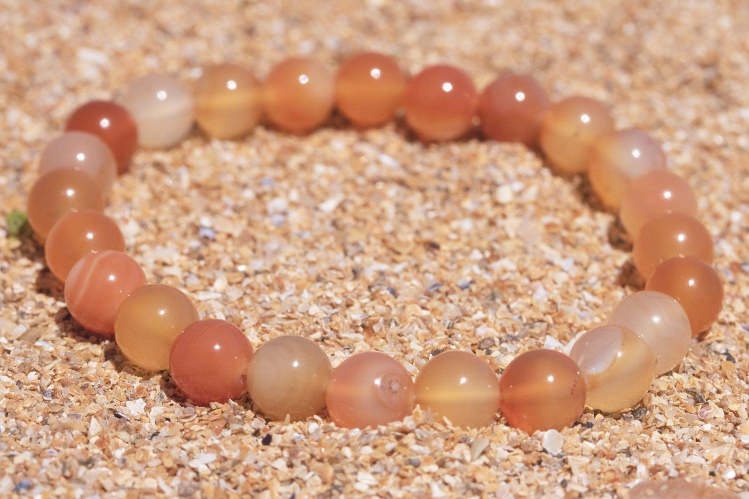 Bracelet Cornaline Multicolore Bracelet Cornaline Multicolore