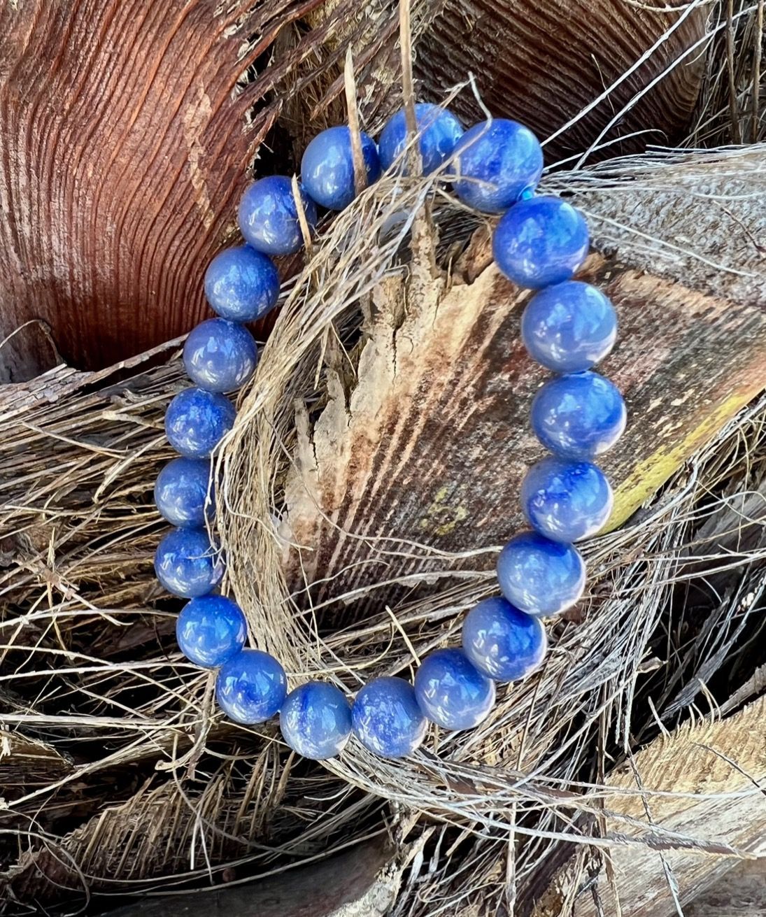Bracelet Aventurine bleue taille homme Bracelet Aventurine bleue taille homme