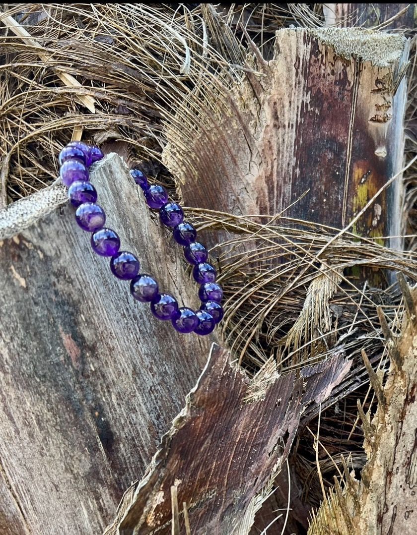 Bracelet Améthyste taille homme Bracelet Améthyste taille homme