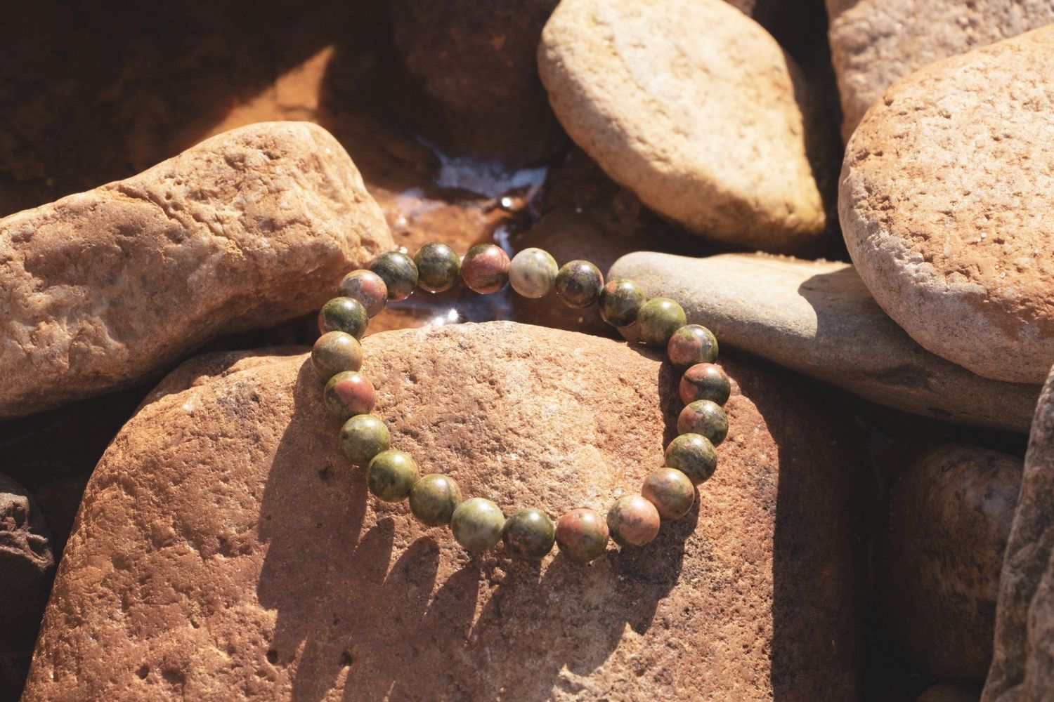 Bracelet Unakite Bracelet Unakite