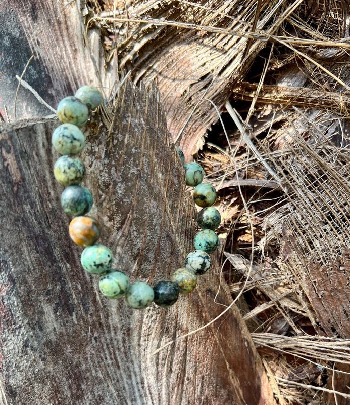 Bracelet Turquoise d’afrique taille homme Bracelet Turquoise d’afrique taille homme