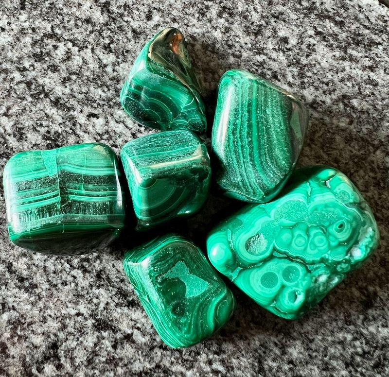 Malachite polie Malachite polie