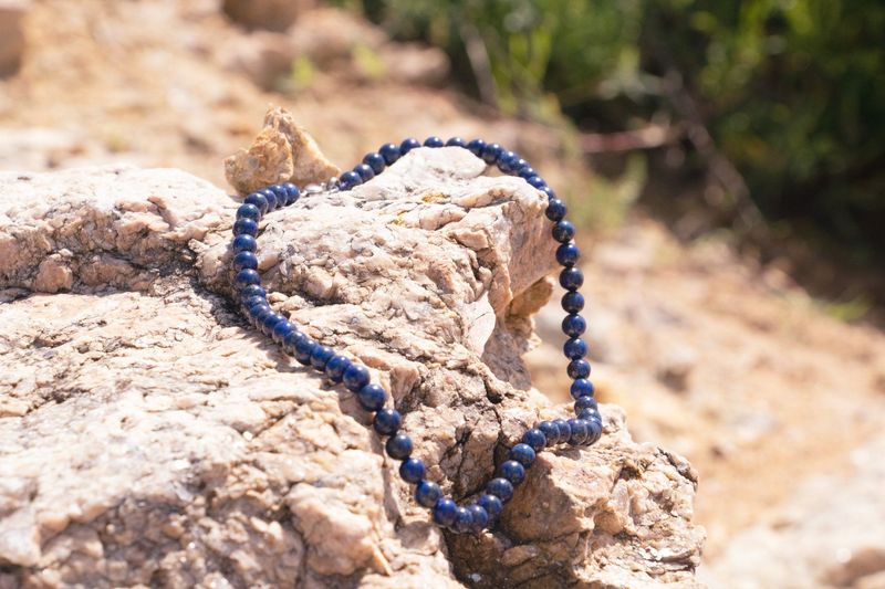 Collier Lapis lazuli A non teinté Collier Lapis lazuli A non teinté