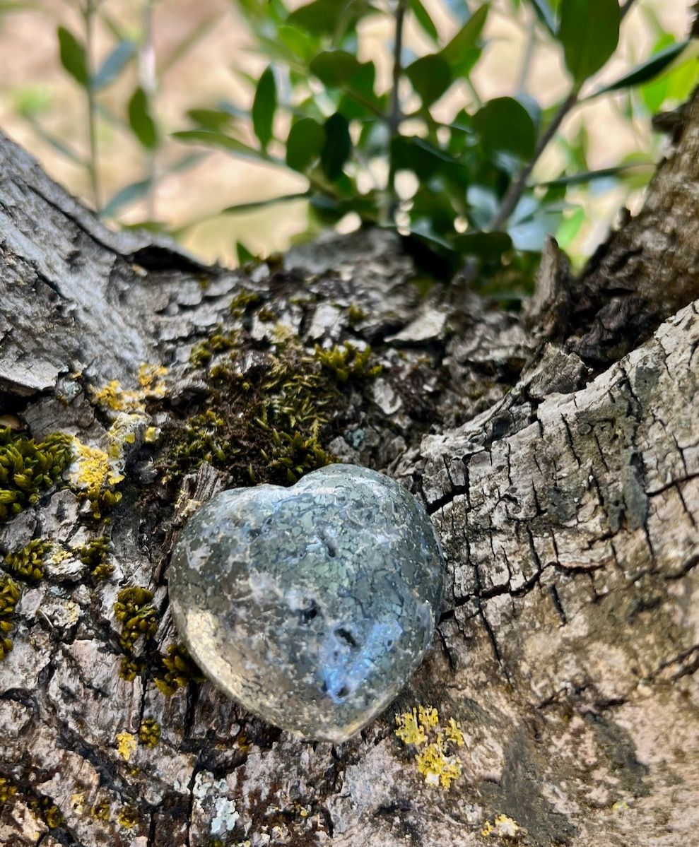 Coeur Agate Pyrite à l’unité Coeur Agate Pyrite à l’unité
