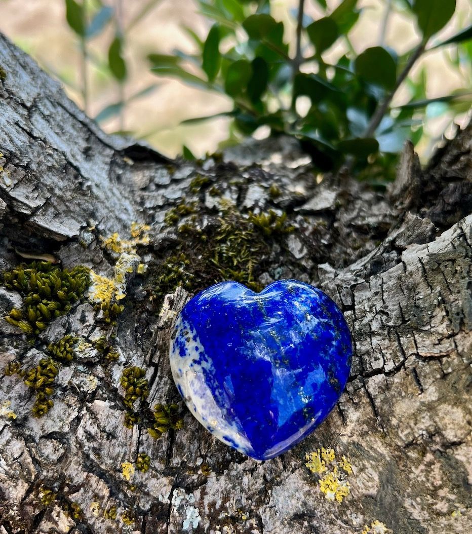 Coeur Lapis lazuli à l’unité