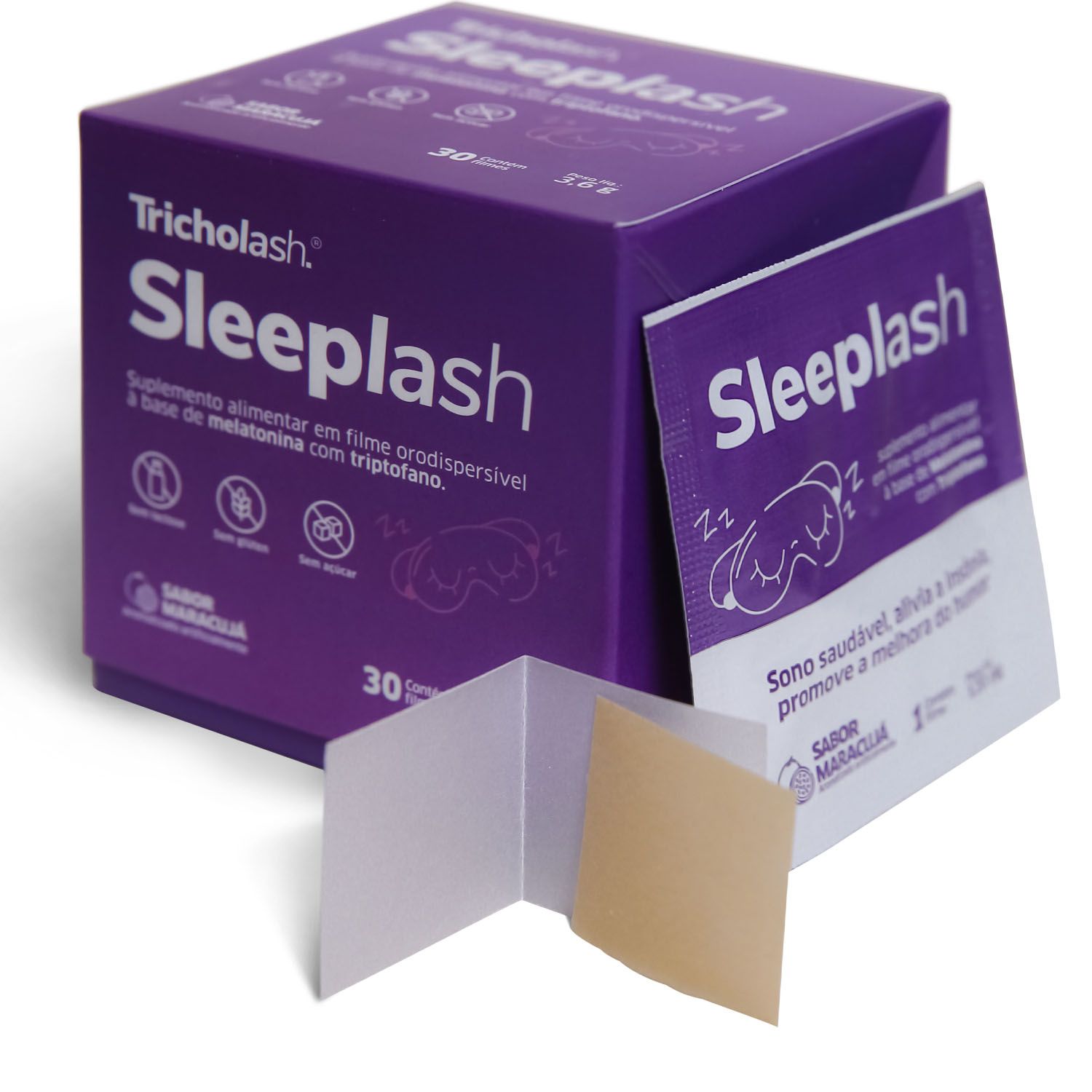 Sleeplash Melatonin and Tryptophan Dietary Supplement