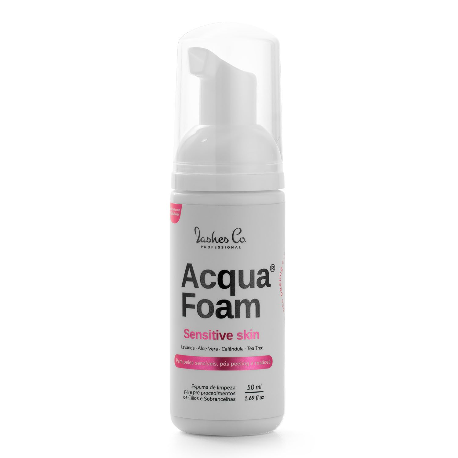 Acqua Foam Eyelash Cleanser for Sensitive Skin - 50ml