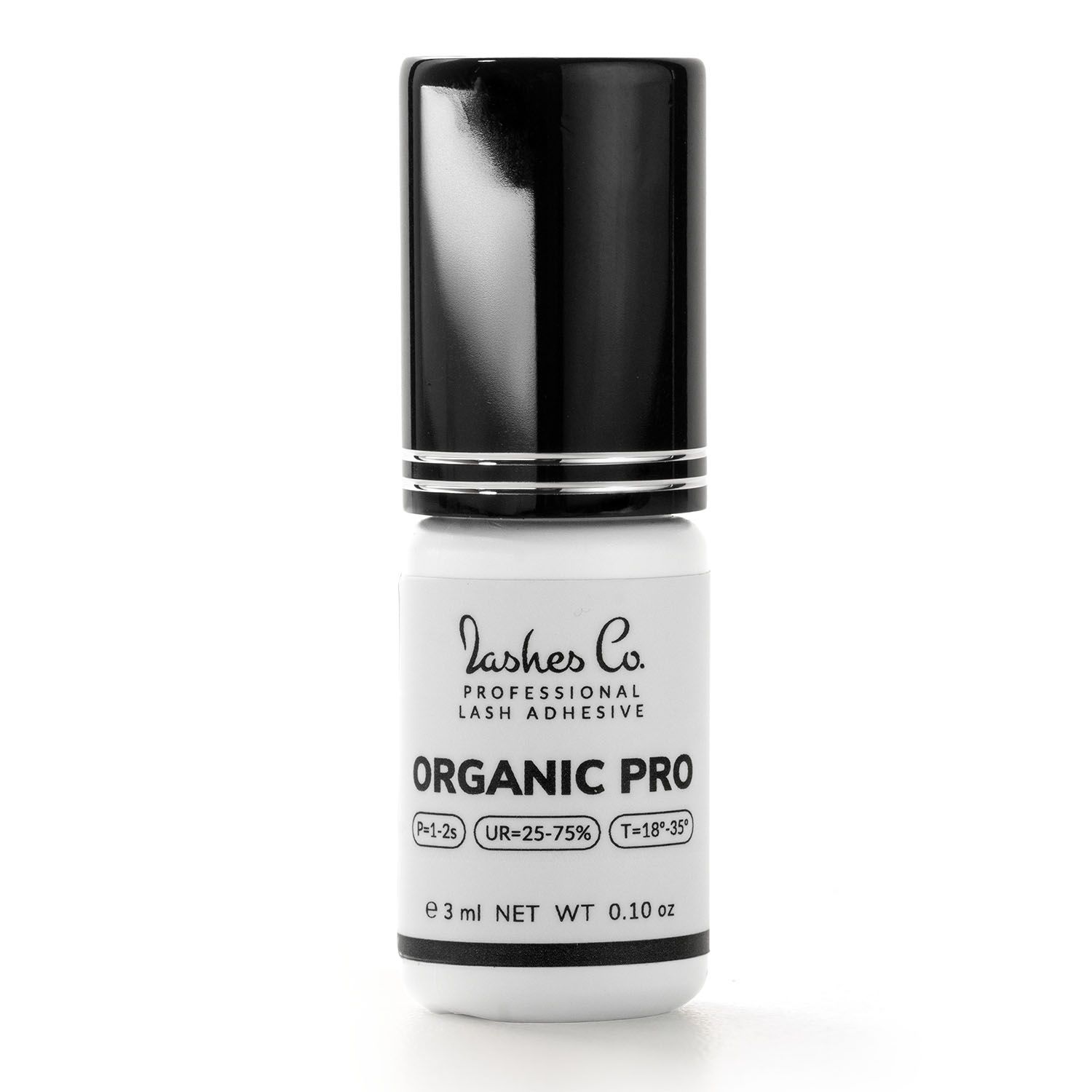 Organic Pro Eyelash Extension Adhesive - Black - 3ml