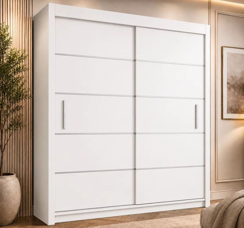 Daisy Wooden Sliding Door Wardrobe | 180 cm