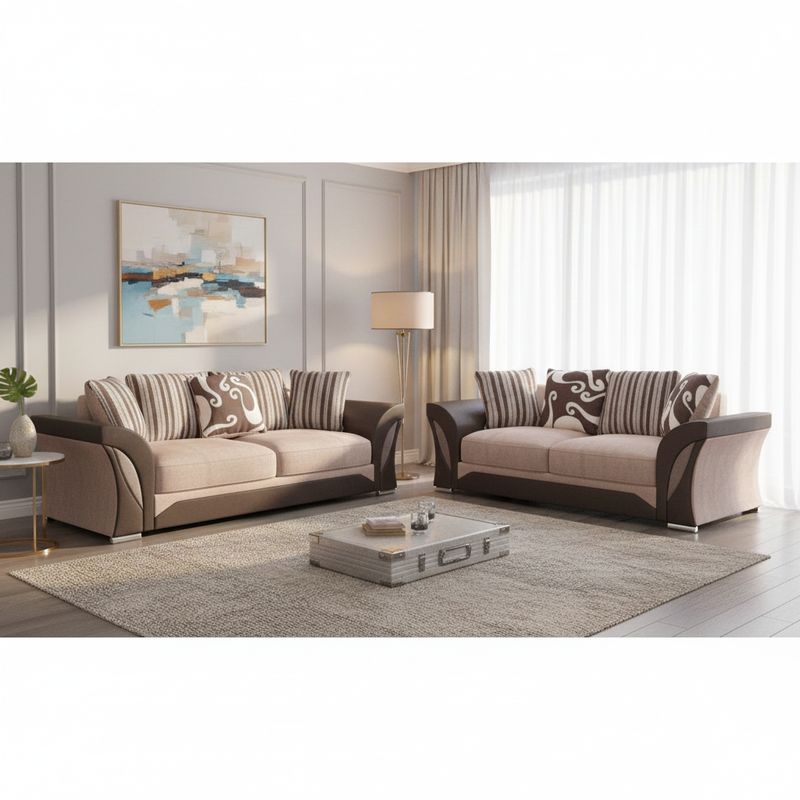 Fabric 3+2 Seater Sofa Set