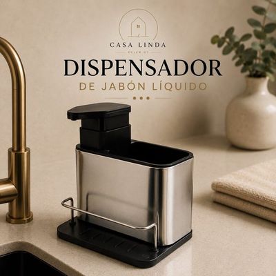 Dispensador de jabon Acero Inox