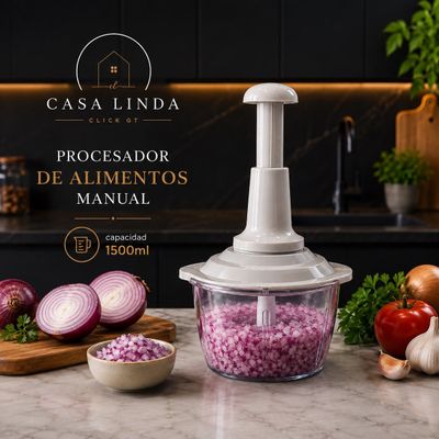 Procesador Manual de Alimentos de 1500 ml