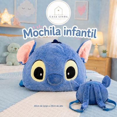 Mochila infantil azul