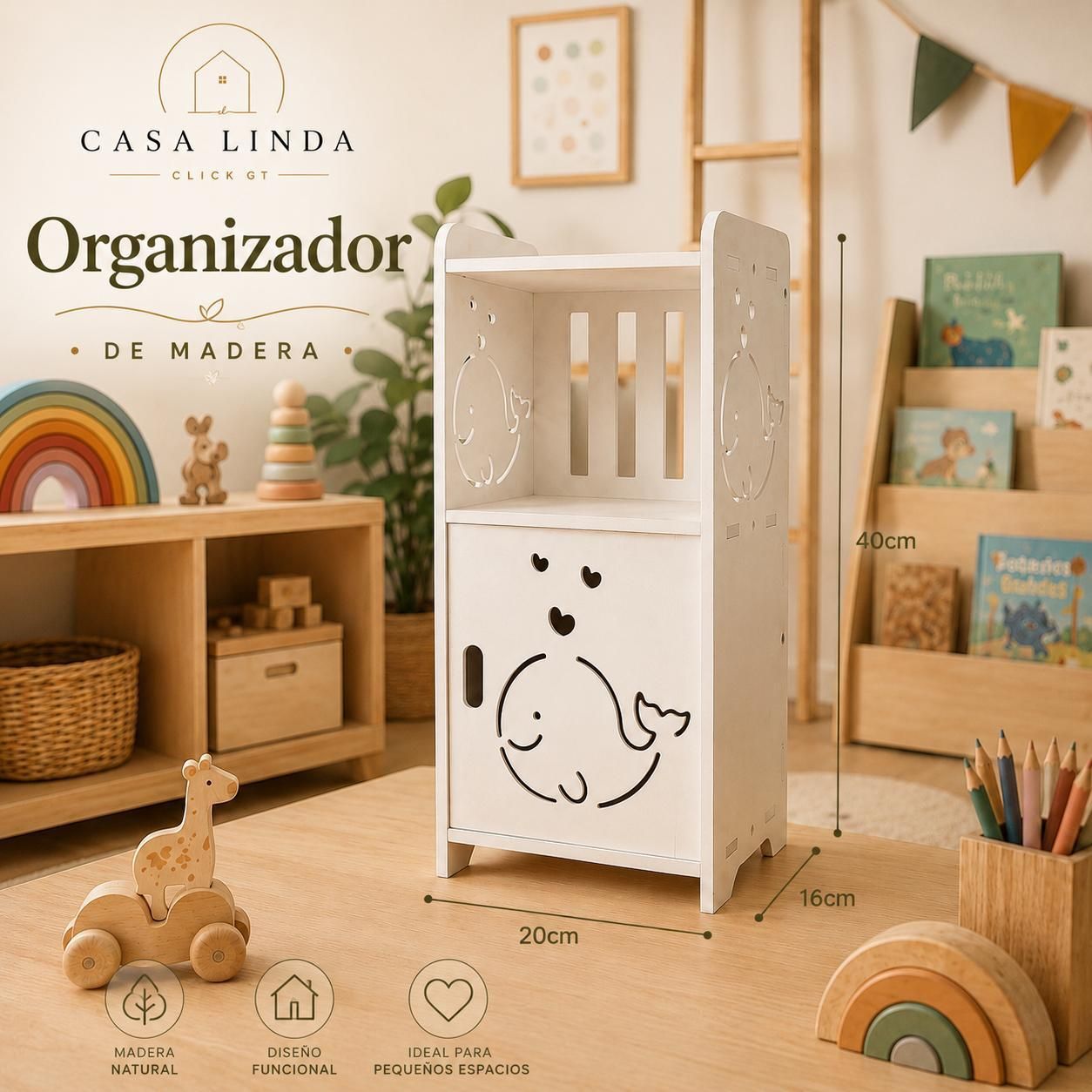 Organizador infantil pequeño