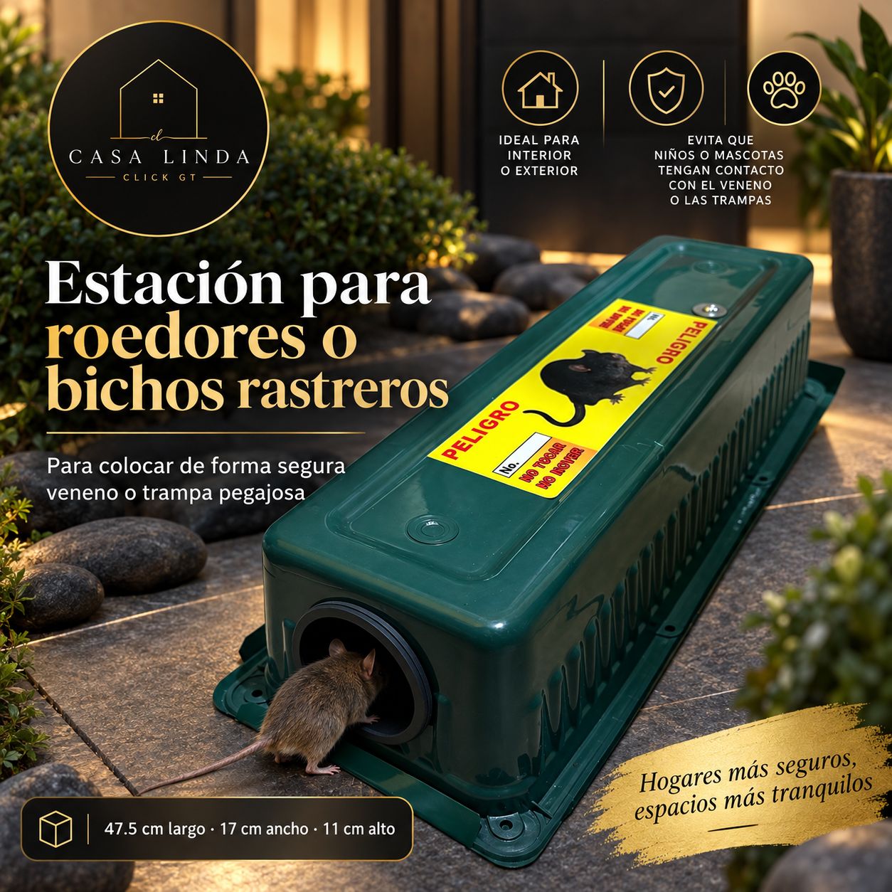 TRAMPA PARA RATONES GRANDE 46CM