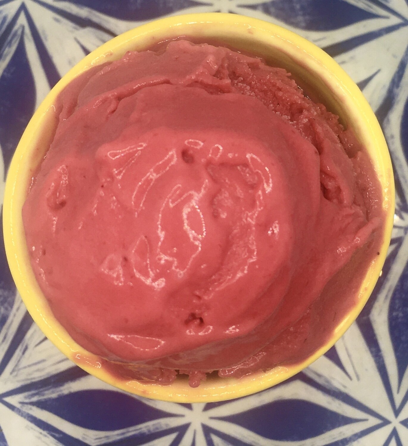 Strawberry Lemon Sorbet Dairy Free