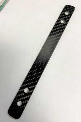 Carbon Bow Mount Sculling Rigger Retainer Strip 8&quot; Length