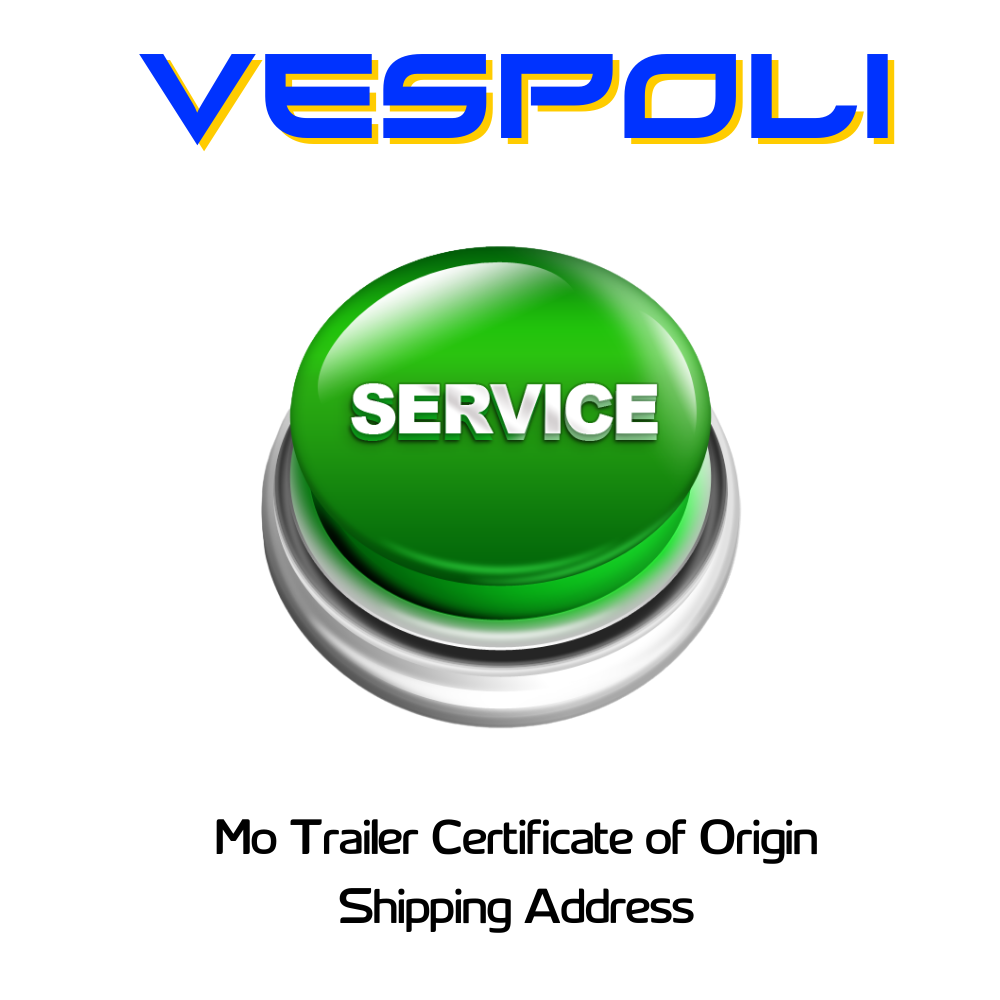 Tracking Information for Certificate of Origin