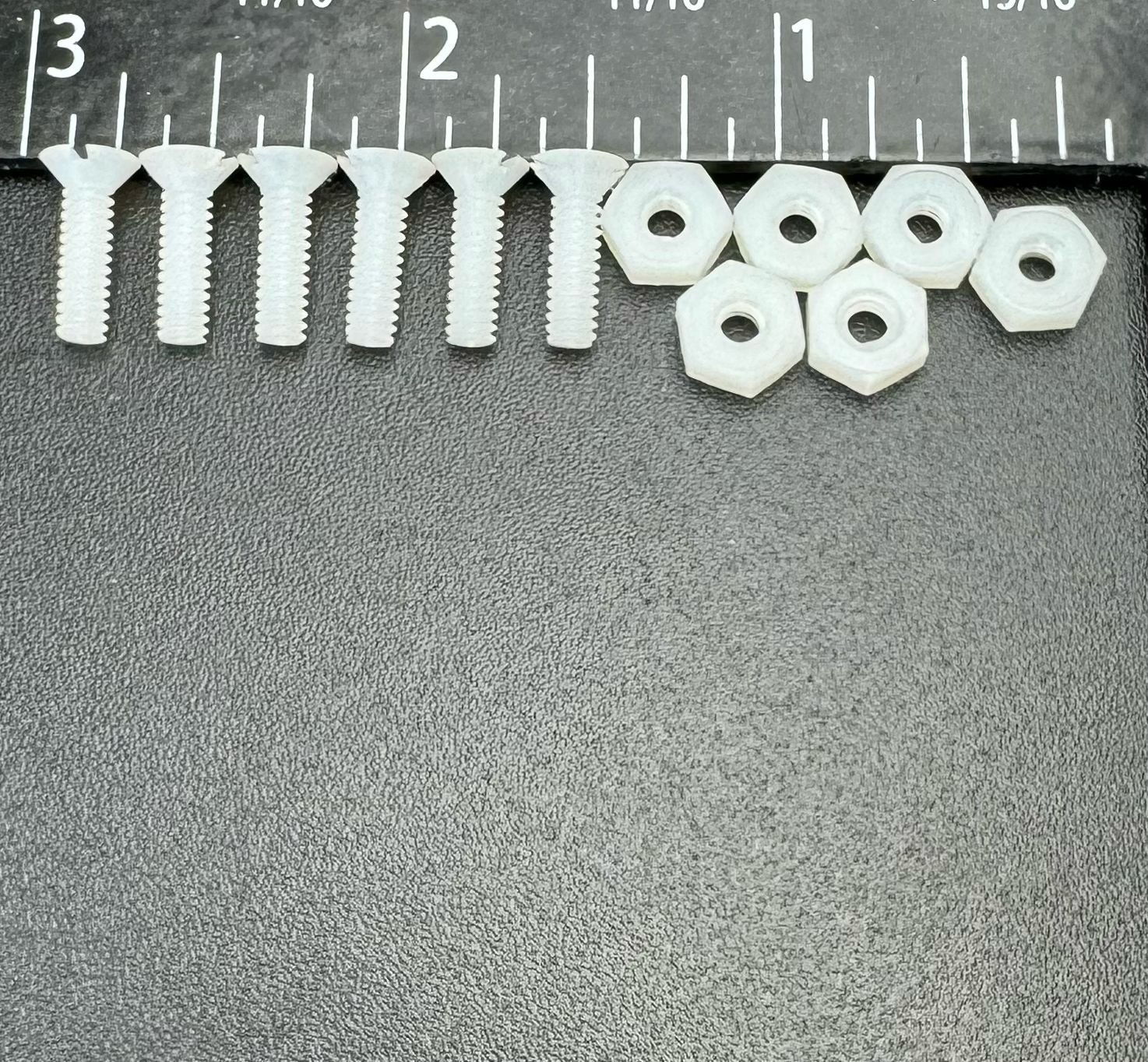 Nylon Bolt, Washer For M08 (White)  &amp; M08.05 (Black) Hatch Cover - Set of 6 Bolts