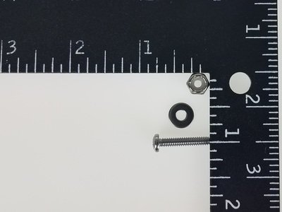 Nut, Bolt, Washer - To attach Steering Pulley Mounting Bracket [Set of 2]