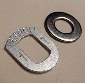 Lateral Pitch Shim, Includes Flat Washer
