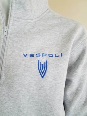 1/4 Zip Cotton-Poly Sweat Shirt