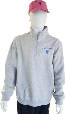 1/4 Zip Cotton-Poly Sweat Shirt 1/4 Zip Cotton-Poly Sweat Shirt