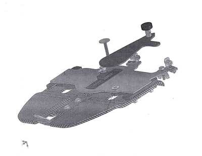 Complete Steering Shoe Assembly with VHP23 Footboard