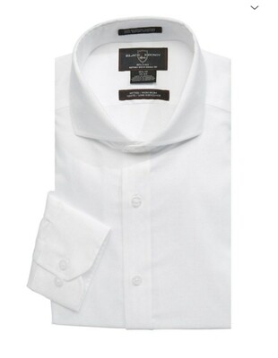 BLACK BROWN 1826 chemise blanche manche longue 