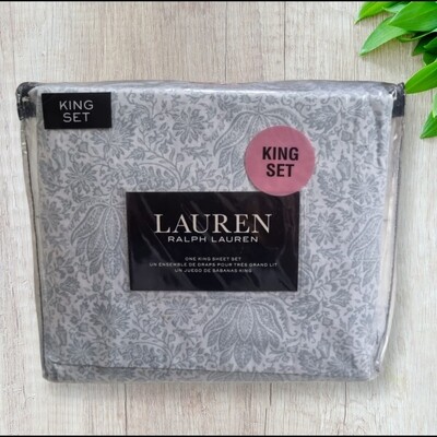 Drap Ralph Lauren jeu de 4 pièces 78"×80" Drap Ralph Lauren jeu de 4 pièces 78"×80"