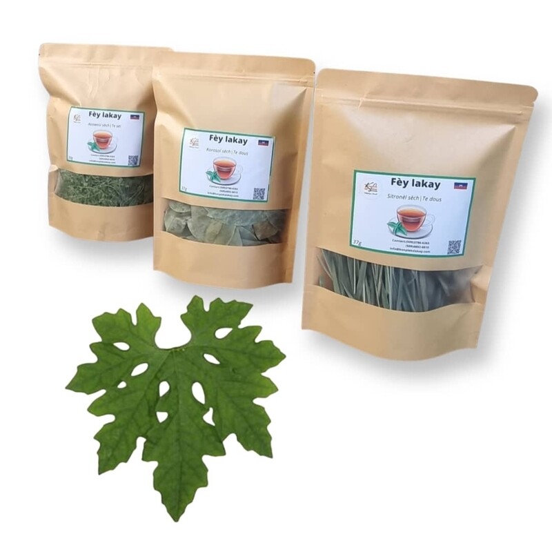 Feuilles séchées  20g / Livraison Canada &amp; Haiti