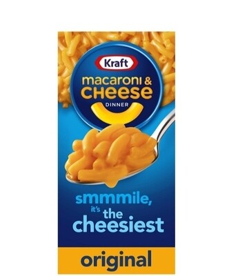 Macaroni and cheese Kraft (6 x 7.25 OZ) Macaroni and cheese Kraft (6 x 7.25 OZ)