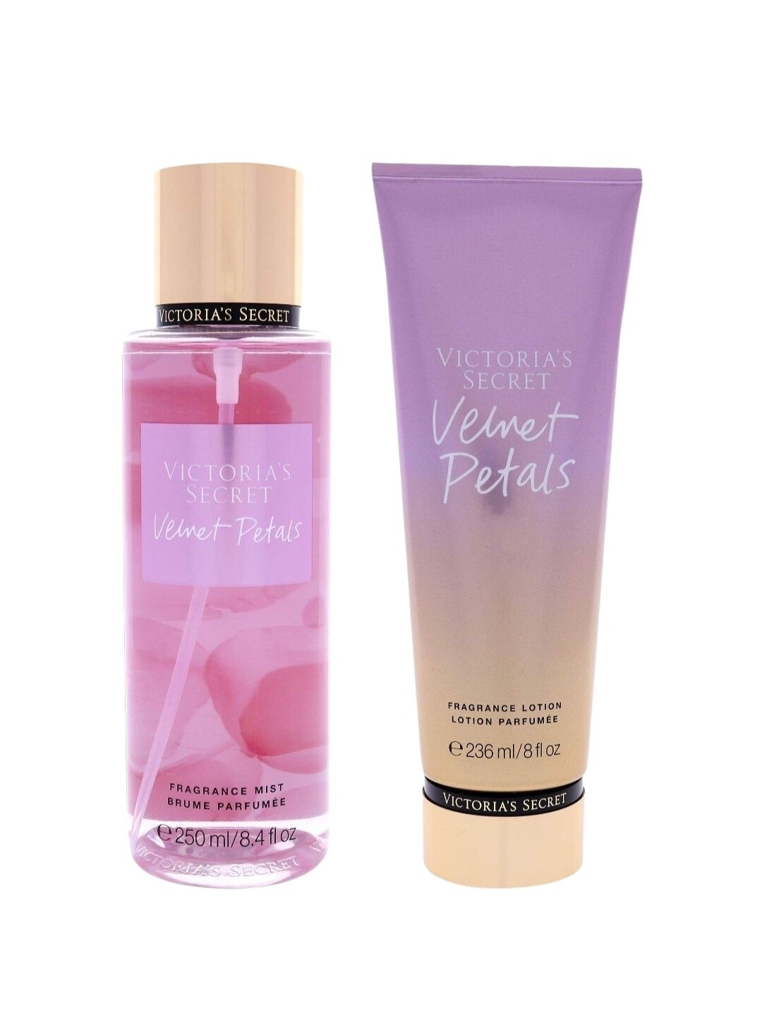 Jeu lotion et Spray Victoria Secret Velvet Petals 250 ml