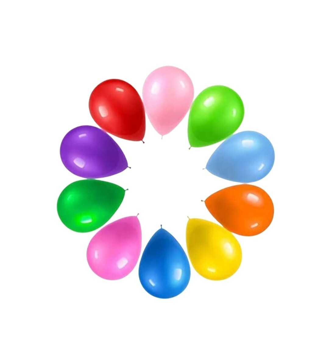 Ballons Prextex 12 pouces – 10 couleurs assorties (Lot de 12)