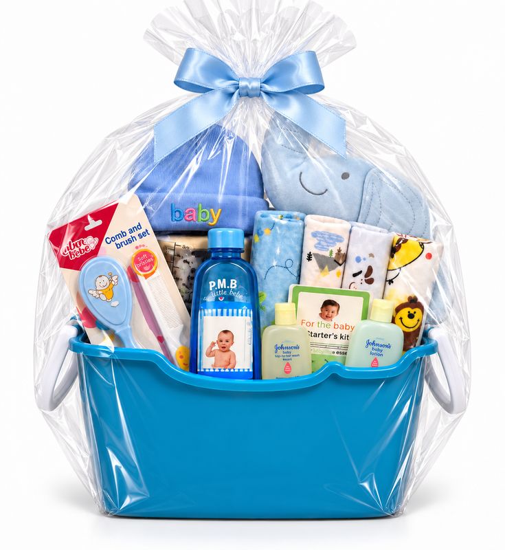 Douceur pour bébé – Coffret bleu