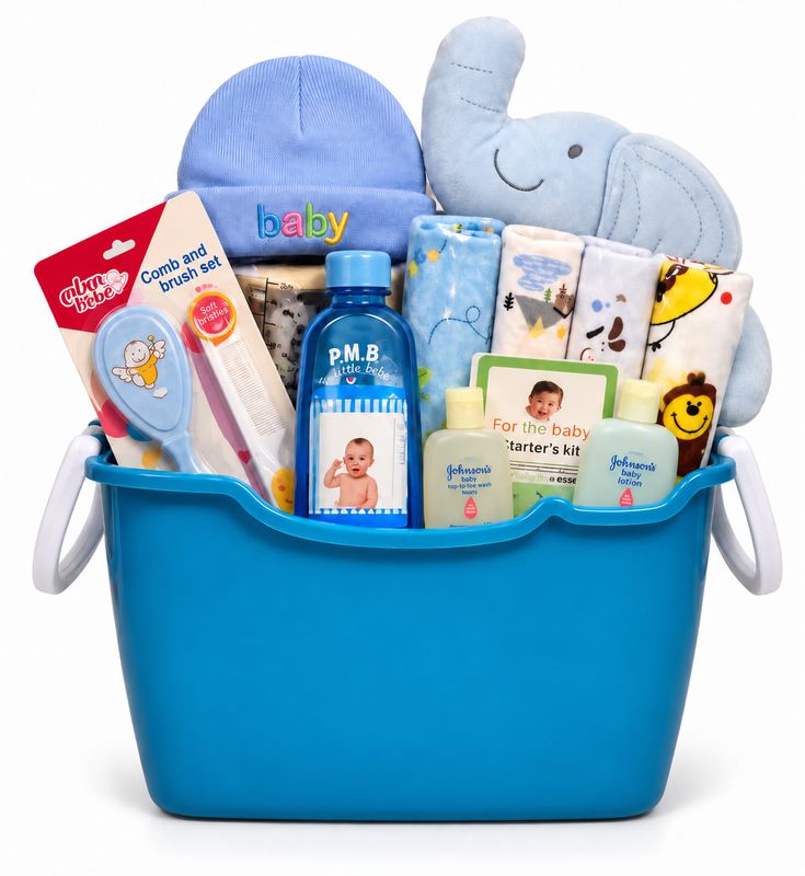 Douceur pour bébé – Coffret bleu