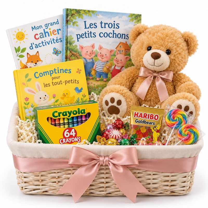 Panier cadeau Petits Trésors