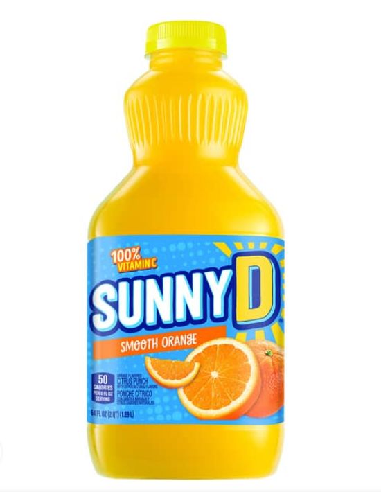 SunnyD – Jus d’orange lisse