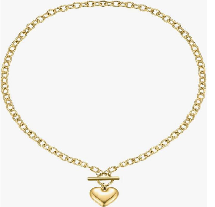 Ensemble collier et bracelet (stainless steel) – Saint-Valentin