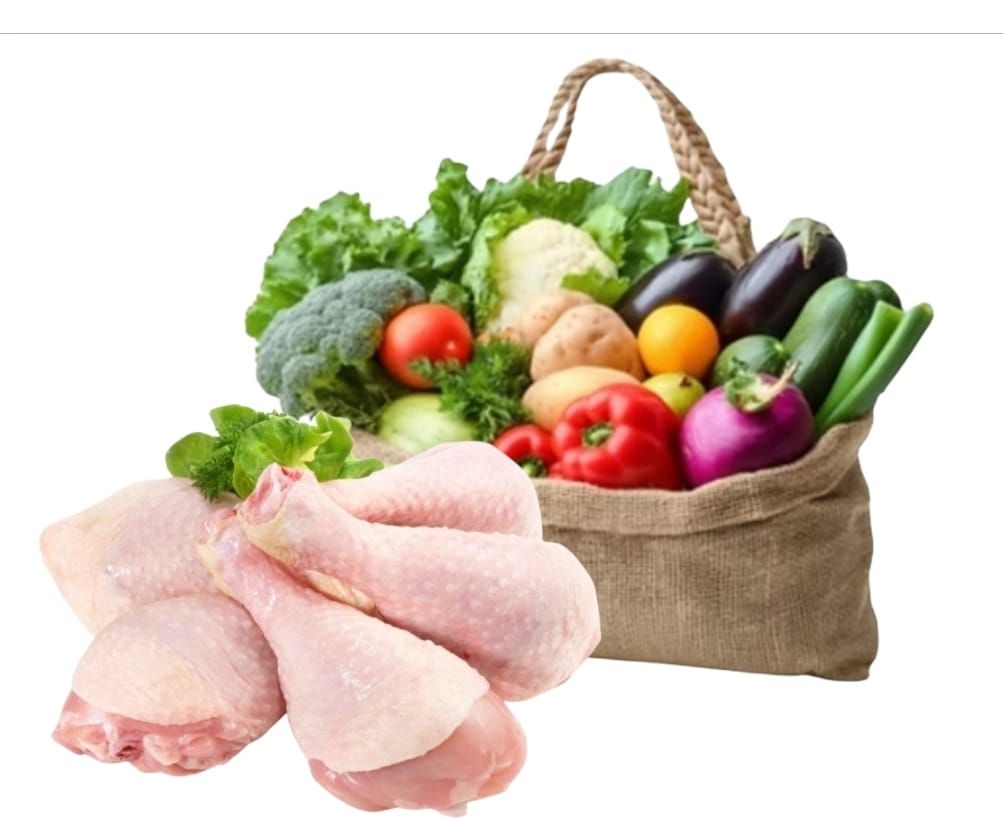 Panier Protéines &amp; Légumes frais.