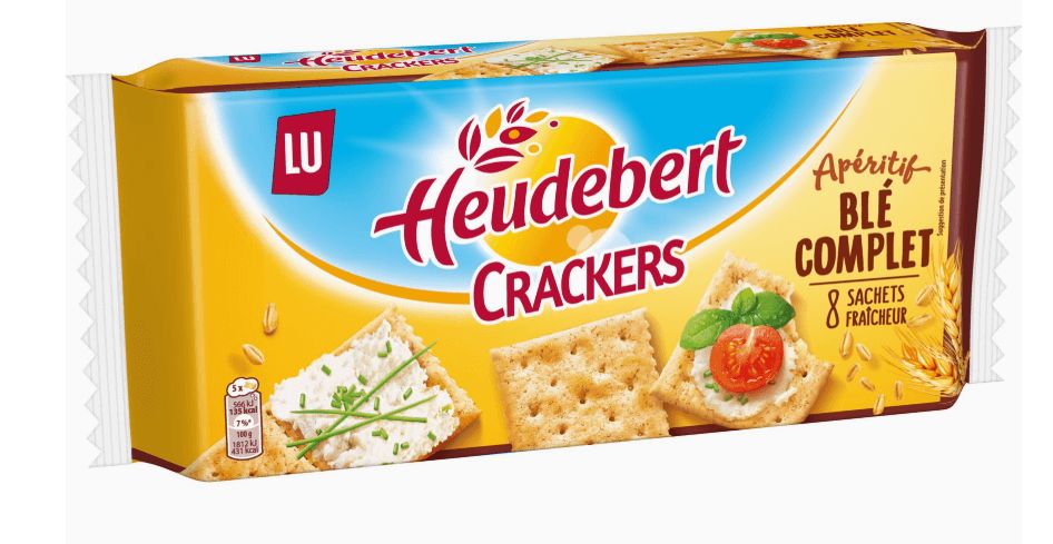 LU - Heudebert les crackers blé complet (250g)_pack de 8 sachets