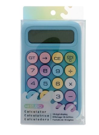 Calculatrice STUDIO Big Button Colorful